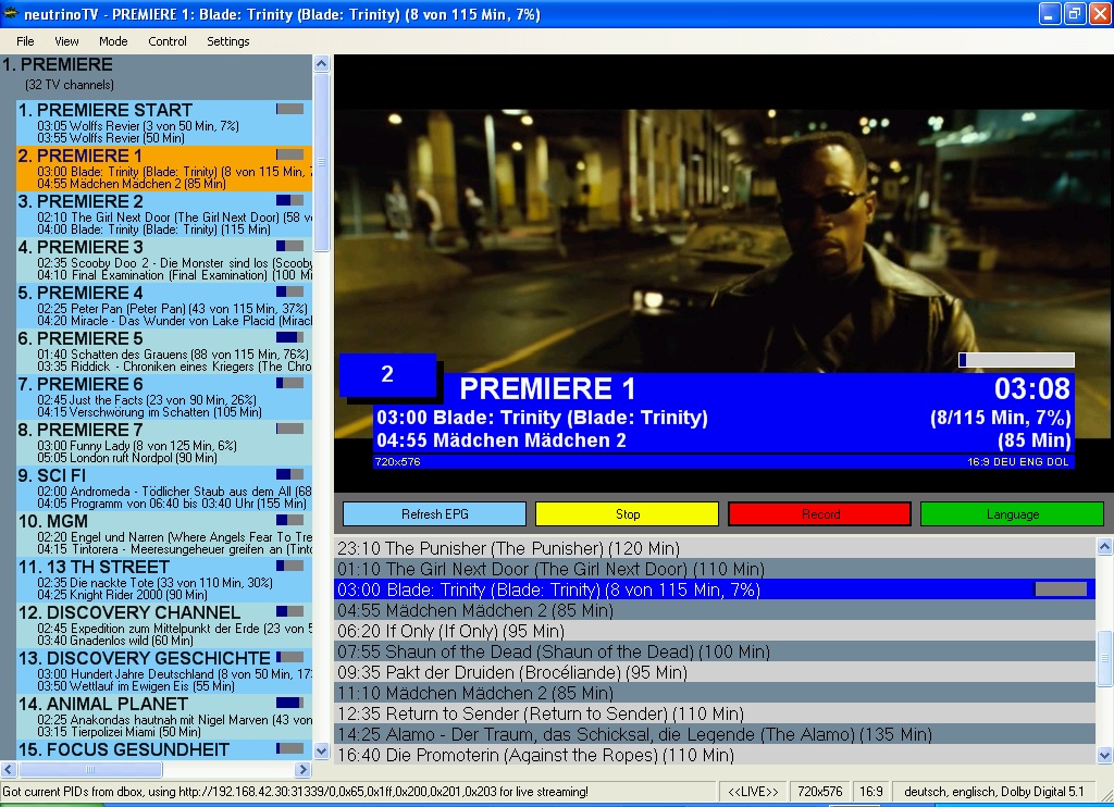 NeutrinoTV ab v0.9 Build2276